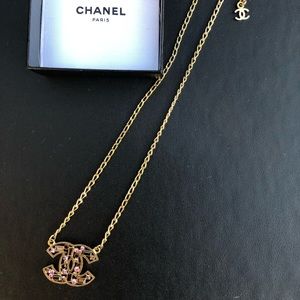 CHANEL Gold Necklace and earrings